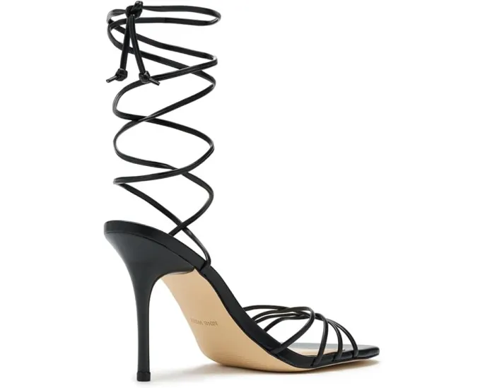 Вечерние сандалии Nine West Opela на высоком каблуке-стилетто с переплетением бретелей и лямками на щиколотке