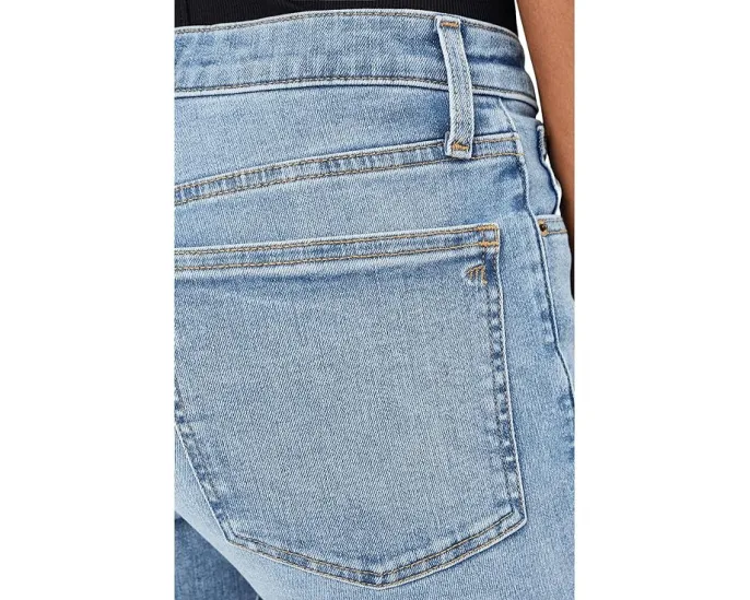Укороченные джинсы с расклешенным низом Madewell The Stretch Flare Crop из стрейчевого денима