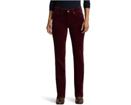 Брюки Lauren Ralph Lauren прямого кроя из вельвета с заниженной талией