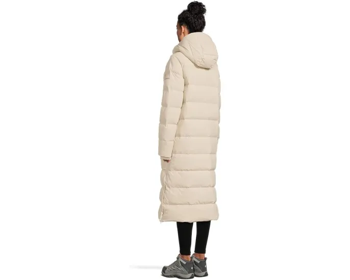 Длинная куртка Columbia Amaze Puff с капюшоном на пухе 650 и съемными лямками для переноски