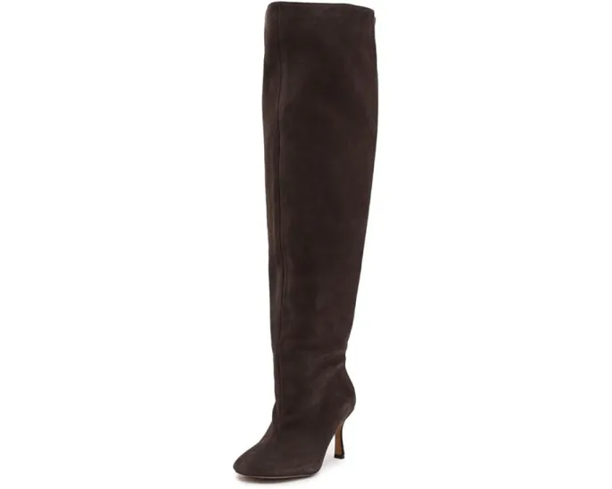 Steve Madden сапоги Allison на тонком каблуке выше колена из замши