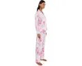 Long Sleeve Notch Collar Long Pants PJ Set
