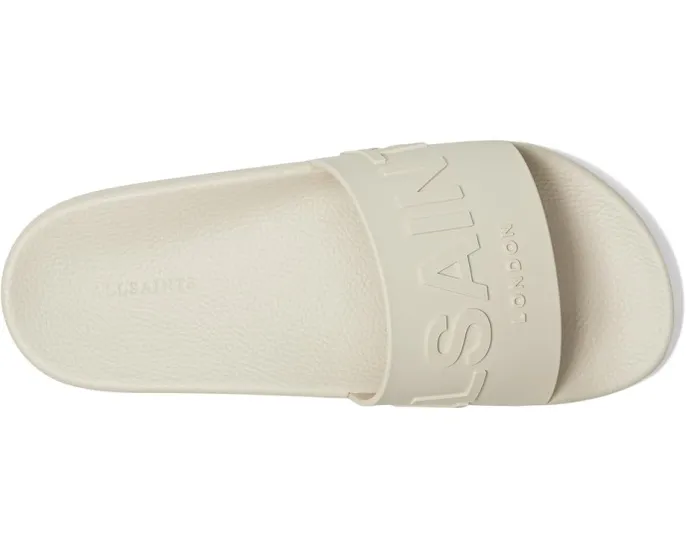 Сандалии AllSaints Biggy Slider с резиновым верхом и стелькой из ЭВА
