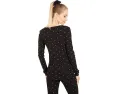 Комплект пижамы Plush Thermal Heart с завязкой для волос в термофактуре