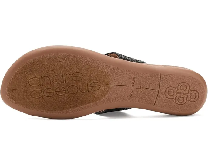 Летние сандалии Andre Assous Neo с кольцом для пальца и эластичным ремешком