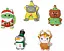 Набор украшений Jibbitz Holiday Packs для обуви Crocs с разноцветными шармами