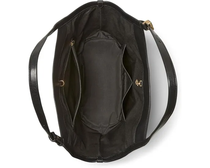 Сумка-тоут Deco из мелкозернистой кожи в форме тюльпана Kate Spade New York