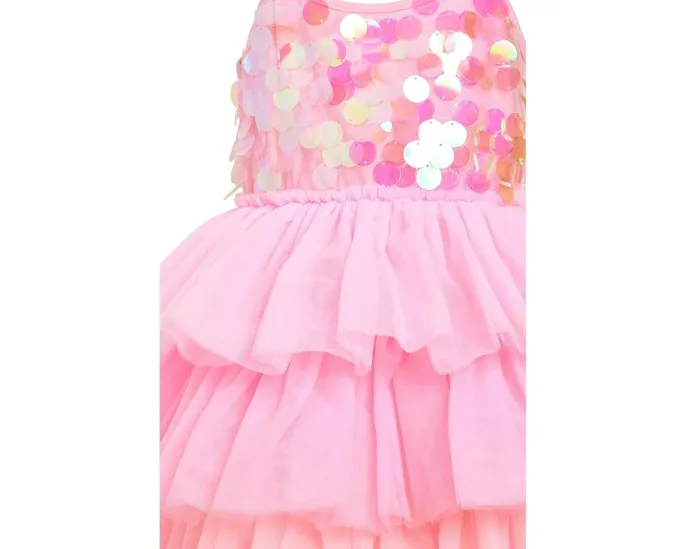 Платье Rose Magic Paillette с пайетками и ярусной тюлевой юбкой Lola and The Boys