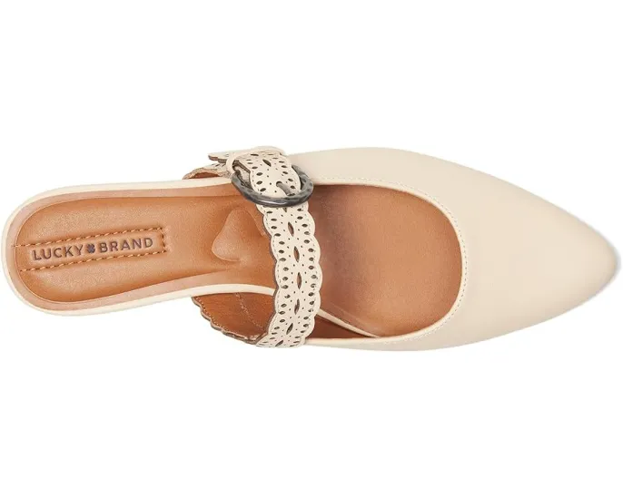 Лоферы Lucky Brand Nicona с перфорацией и клиновидным каблуком