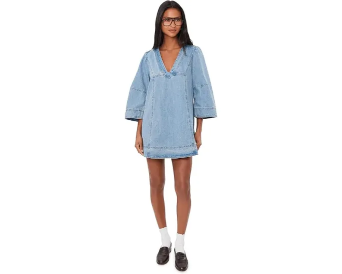 Комплект Goldie Free People с топом на завязках и юбкой миди