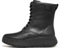 Ботильоны FitFlop F-Mode на шнуровке и платформе из кожи