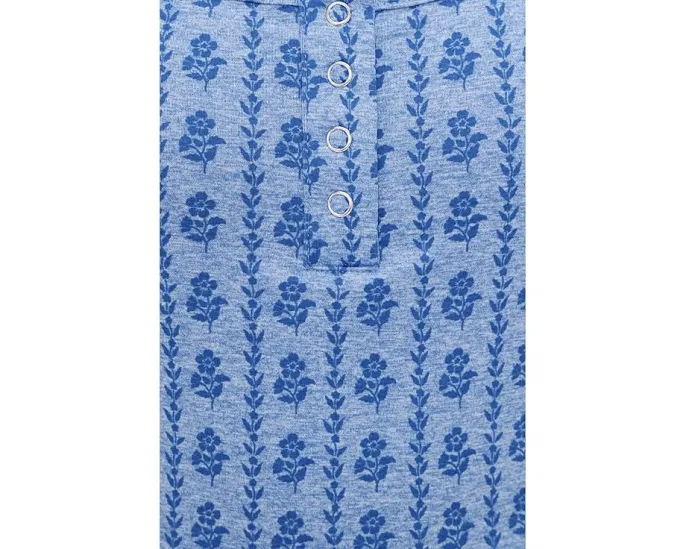 Платье Ari с цветочным принтом и застежкой на пуговицы