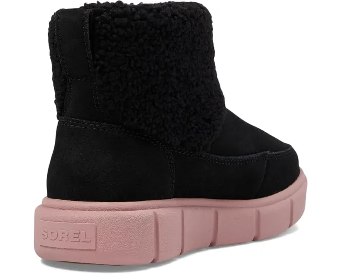 SOREL Детские ботинки Explorer III Slip-On Cozy WP на липучке с искусственным мехом