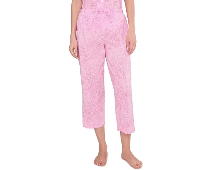 Пижамный комплект Lauren Ralph Lauren с короткими брюками и воротником с лацканами