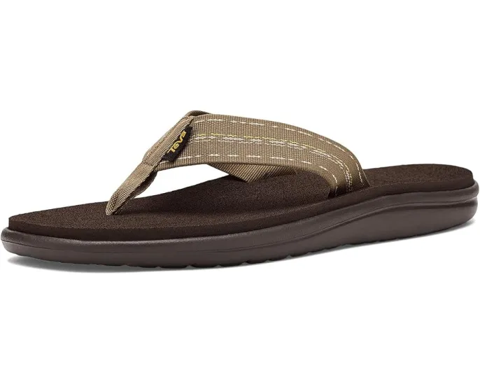 Сланцы Teva Voya Flip с быстросохнущими ремешками и стелькой Mush