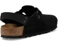 Клоги Birkenstock Tokio из замши с задним ремешком на пряжке