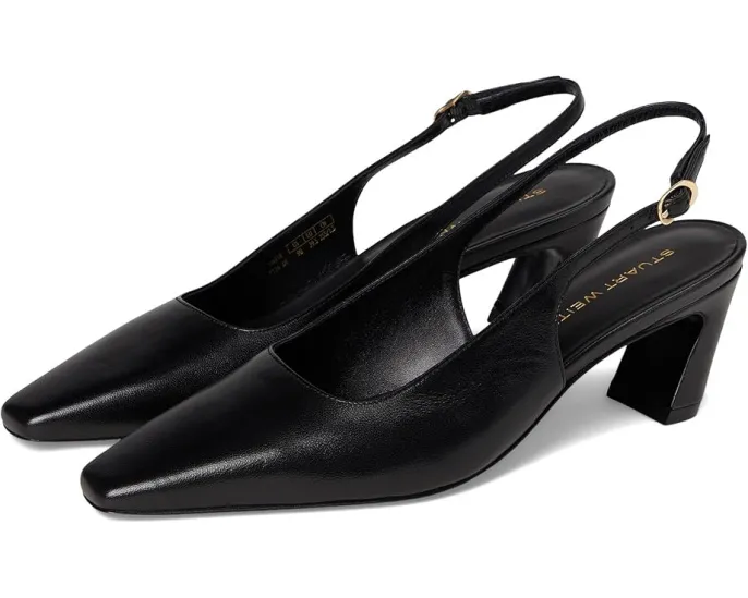 Босоножки Stassi Slingback 50 Stuart Weitzman с квадратным носком