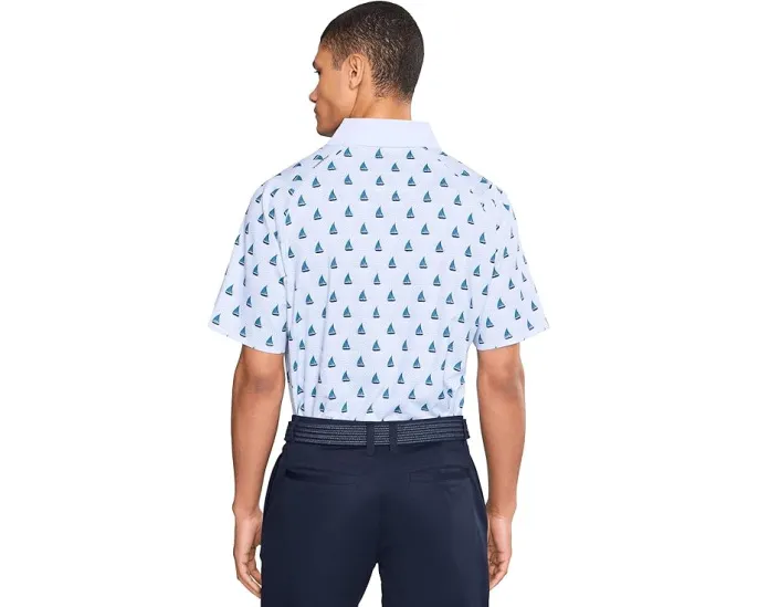 Callaway поло Sailboat Sunset Geo Print с принтом