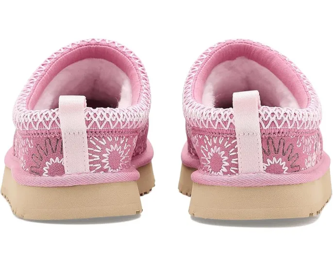Детские тапочки UGG Kids Tazz Sun Stitch с вышивкой