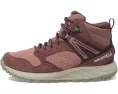 Треккинговые ботинки Merrell Wildwood Mid LTR Waterproof с верхом из кожи и замши
