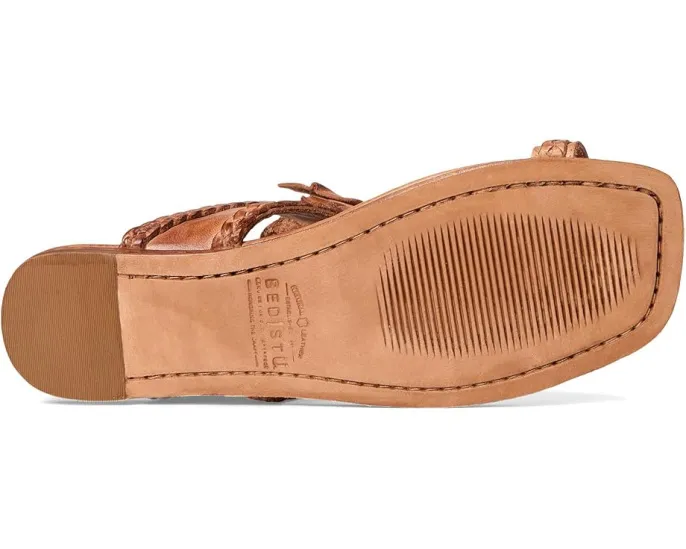 Сандалии Bed Stu Isobel с цветочным акцентом и состаренной кожей