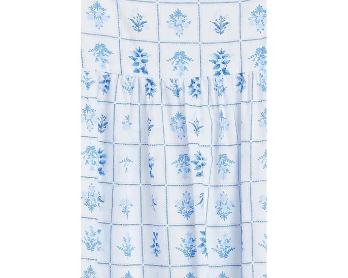 Платье Janie and Jack с плиточным принтом и буфами на рукавах