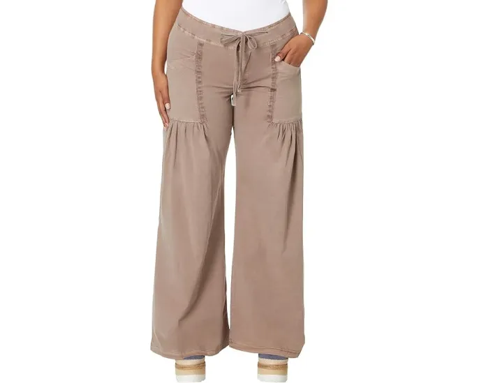 Широкие брюки XCVI Willowy Wide Leg из стретч-поплина