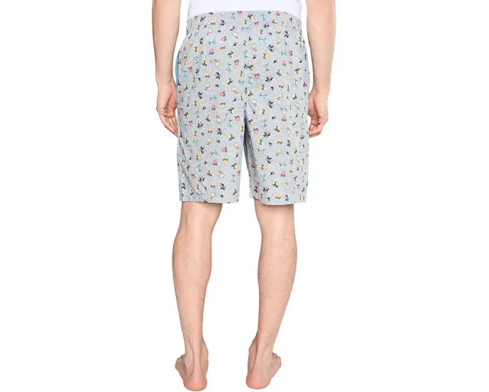 Пижамные шорты Tommy Bahama Cotton Woven с тропическим принтом