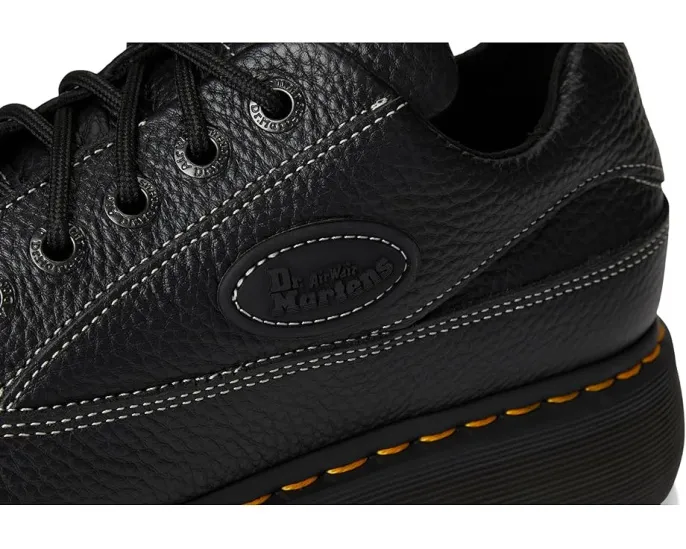 Кроссовки Dr. Martens Buzz 5-Eye с принтом под леопарда на массивной подошве