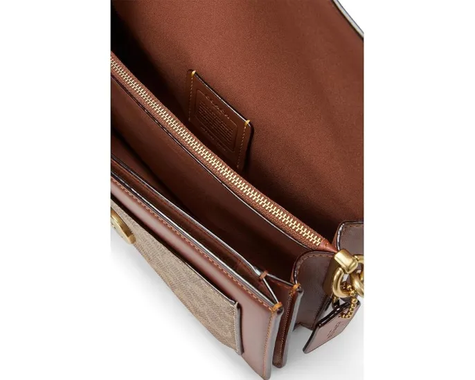 Плечевая сумка COACH Coated Canvas Signature Tabby 26