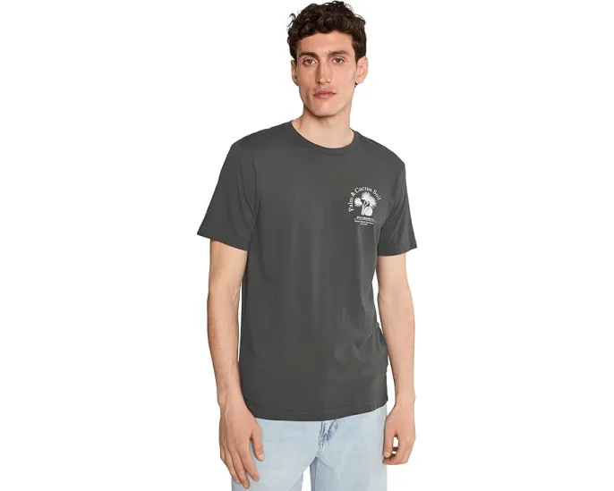 Футболка RVCA Soil Co Short Sleeve с контрастной отстрочкой