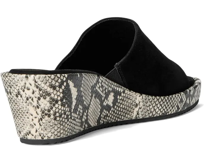 Сандалии Vaneli Calla на платформе с открытым носком и верхом из нубука