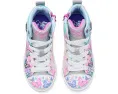 Детские кроссовки SKECHERS KIDS Twinkle Sparks с подсветкой и аппликациями