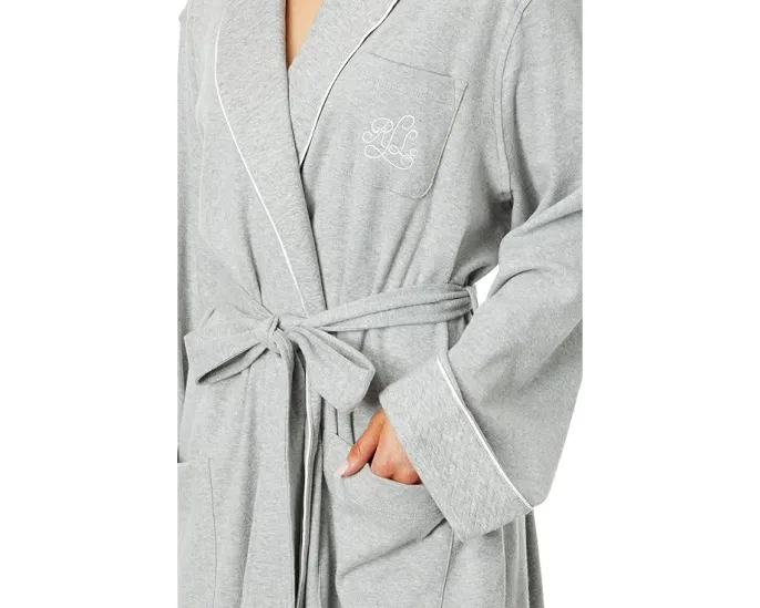 Lauren Ralph Lauren Халат с стеганым воротником и манжетами