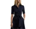 Платье-рубашка из хлопкового микса Petite от Lauren Ralph Lauren