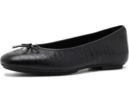 Балетки Delicato Crocodile из кожи с принтом крокодила FitFlop