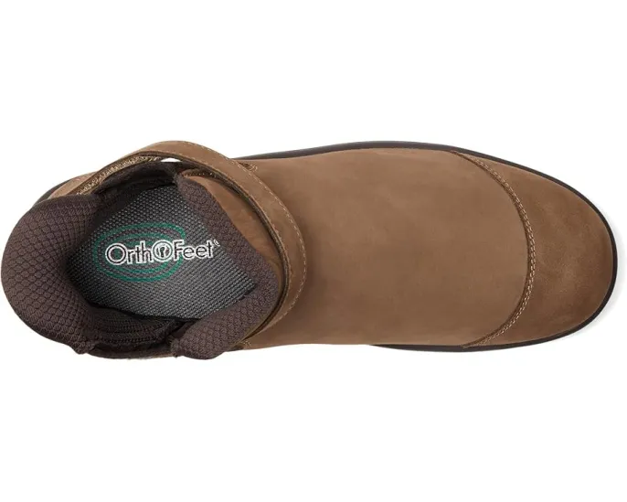 Ортопедические ботинки Blaire от Orthofeet без шнуровки с широким носком