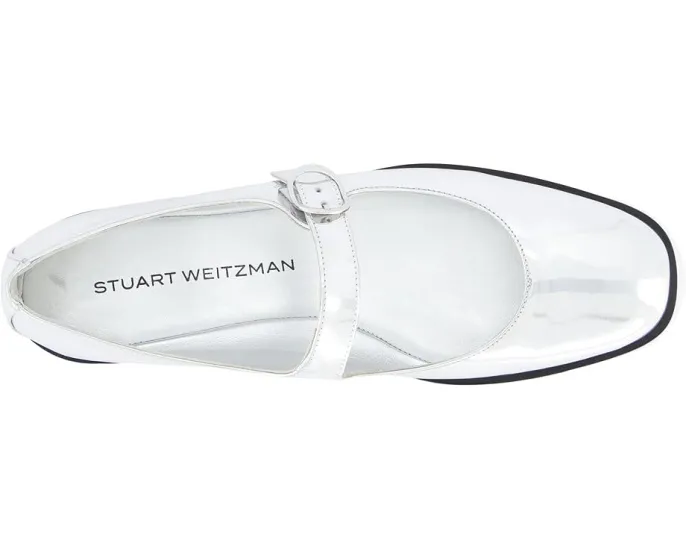 Туфли Loralei Mary Jane от Stuart Weitzman с квадратным носком и низким каблуком