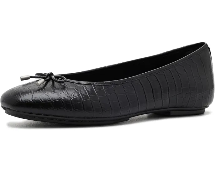 Балетки Delicato Crocodile из кожи с принтом крокодила FitFlop