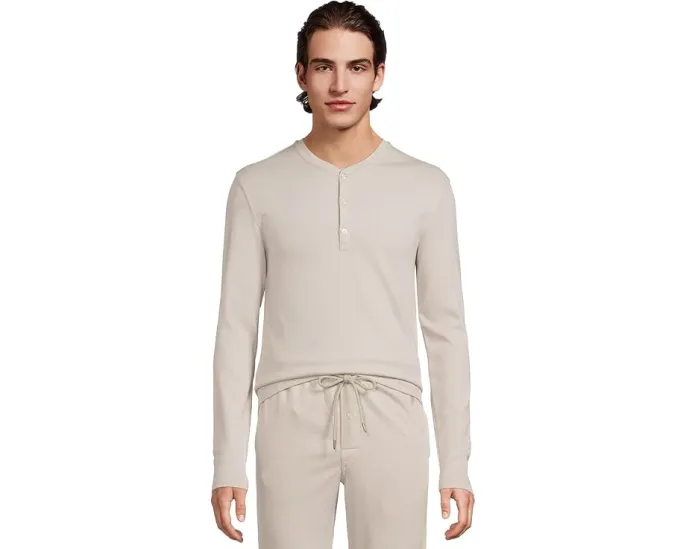 Пижамный комплект Polo Ralph Lauren в ёлочку с рубашкой хенли