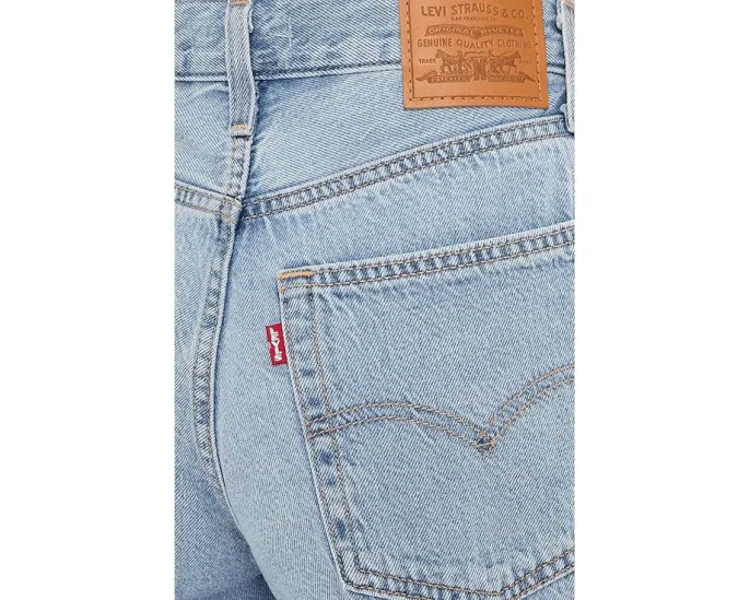 Шорты Levi's Premium Baggy Dad Jort из денима с прямым кроем