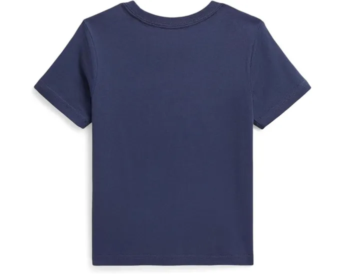 Графическая футболка из хлопкового джерси для малышей и детей Polo Ralph Lauren Kids