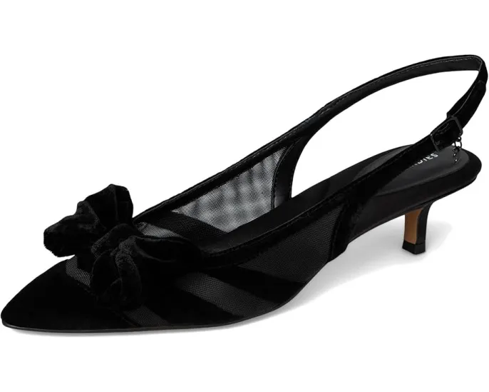 Туфли-лодочки Birdies Goldfinch Kitten Heel Mesh на каблуке с сетчатым верхом