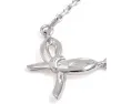 Мини-подвеска Girlie Pearlie Mini Bow Pendant от Kate Spade New York с бантиком