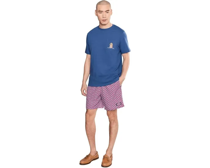Шорты Chappy Trunks 7 дюймов Vineyard Vines с принтом