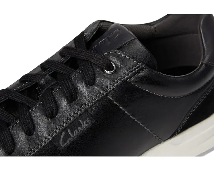 Кроссовки Clarks Townview Lace из премиальной кожи с противоскользящей подошвой