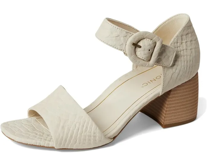 Босоножки VIONIC Chardonnay Strappy с поддержкой свода стопы и квадратным открытым носком