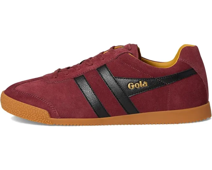 Gola Harrier кроссовки из гладкой кожи с круглым носком и резиновой подошвой
