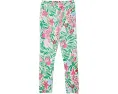 Брюки Lilly Pulitzer Kids Mini Mallie Velour из велюра с карманами и средней посадкой