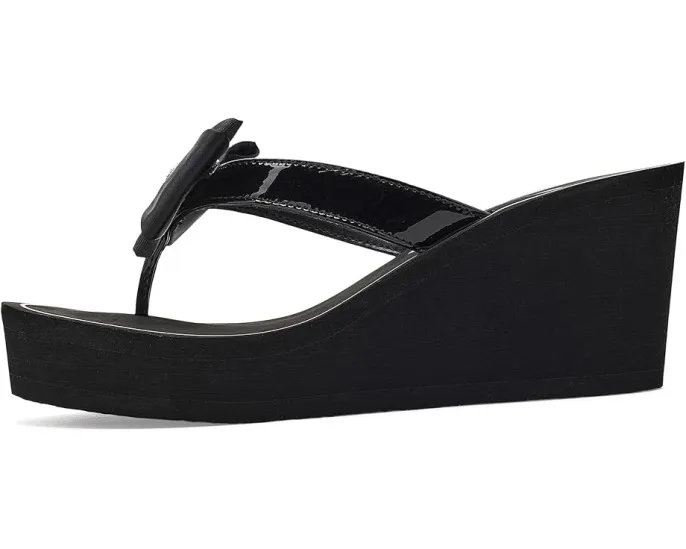 Сандалии GUESS Stazie с бантом и клиновидным каблуком